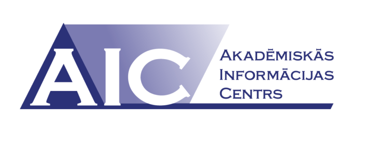 AIC - Akadēmiskās informācijas centra logo